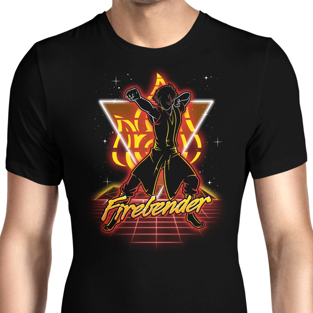 Retro Firebender Men's Apparel - Adult & Kids T-Shirts, Sweatshirts & Hoodies apparel design preview 1