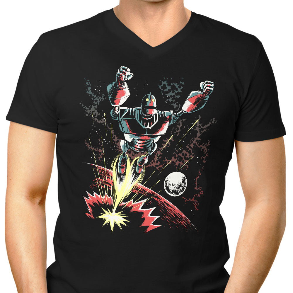Retro Giant Men's V-Neck - Adult & Kids T-Shirts, Sweatshirts & Hoodies apparel design preview 1