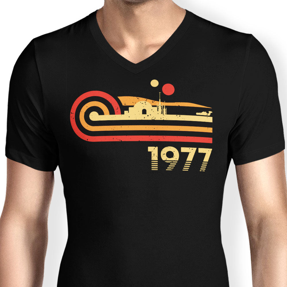 Retro Hope Men's V-Neck - Adult & Kids T-Shirts, Sweatshirts & Hoodies apparel design preview 2