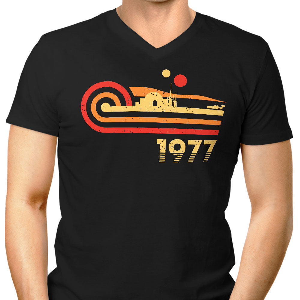 Retro Hope Men's V-Neck - Adult & Kids T-Shirts, Sweatshirts & Hoodies apparel design preview 1