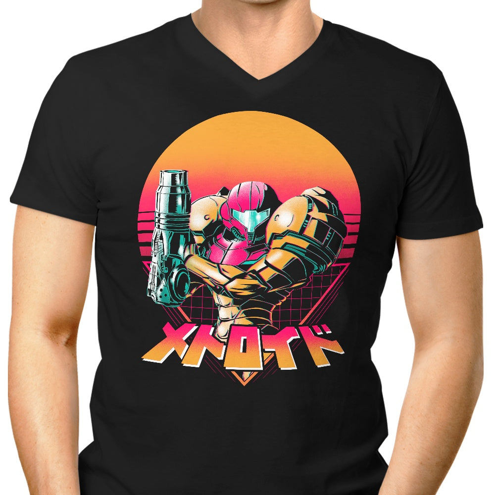 Retro Hunter Men's V-Neck - Adult & Kids T-Shirts, Sweatshirts & Hoodies apparel design preview 1