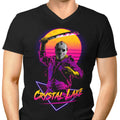 Retro Machete Men's V-Neck - Adult & Kids T-Shirts, Sweatshirts & Hoodies apparel design preview 1