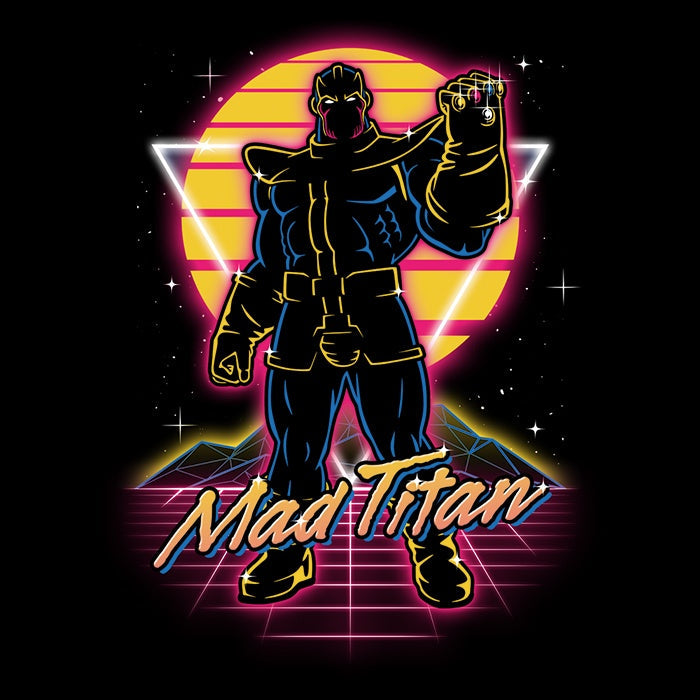 Retro Mad Titan Tank Top - Adult & Kids T-Shirts, Sweatshirts & Hoodies apparel design preview 2