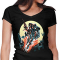 Retro Mando Women's V-Neck - Adult & Kids T-Shirts, Sweatshirts & Hoodies apparel design preview 1