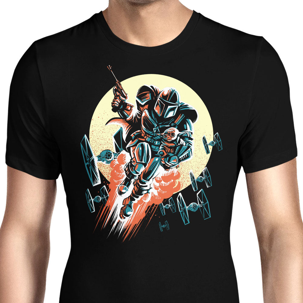 Retro Mando Men's Apparel - Adult & Kids T-Shirts, Sweatshirts & Hoodies apparel design preview 1