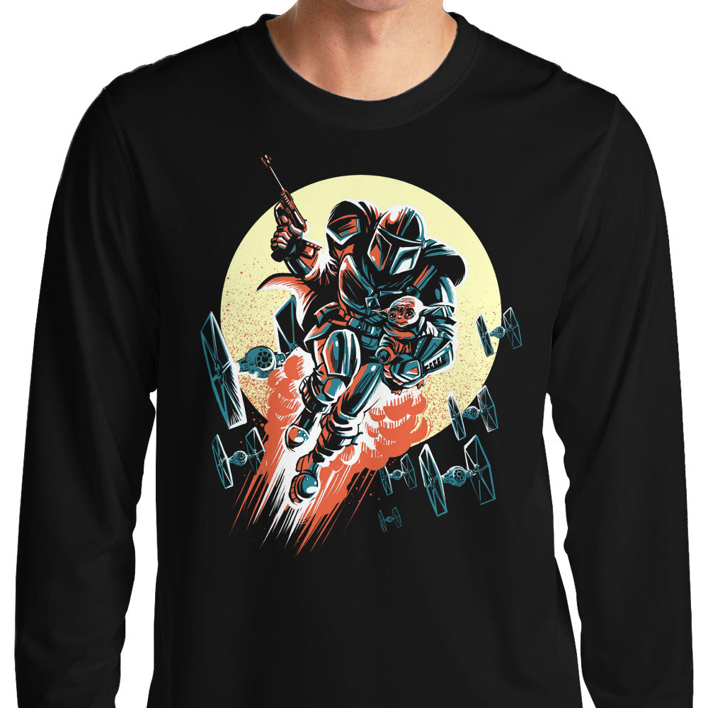 Retro Mando - Adult & Kids T-Shirts, Sweatshirts & Hoodies apparel design preview 1