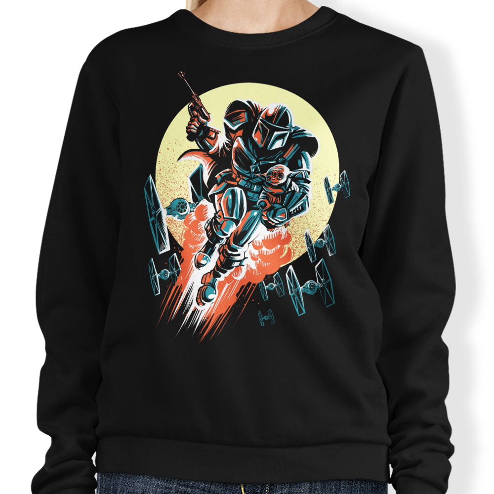 Retro Mando - Adult & Kids T-Shirts, Sweatshirts & Hoodies apparel design preview 1