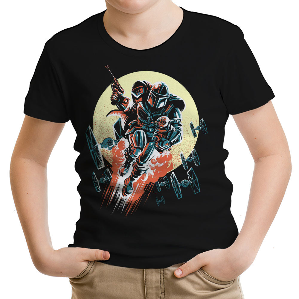 Retro Mando Youth Apparel - Adult & Kids T-Shirts, Sweatshirts & Hoodies apparel design preview 1