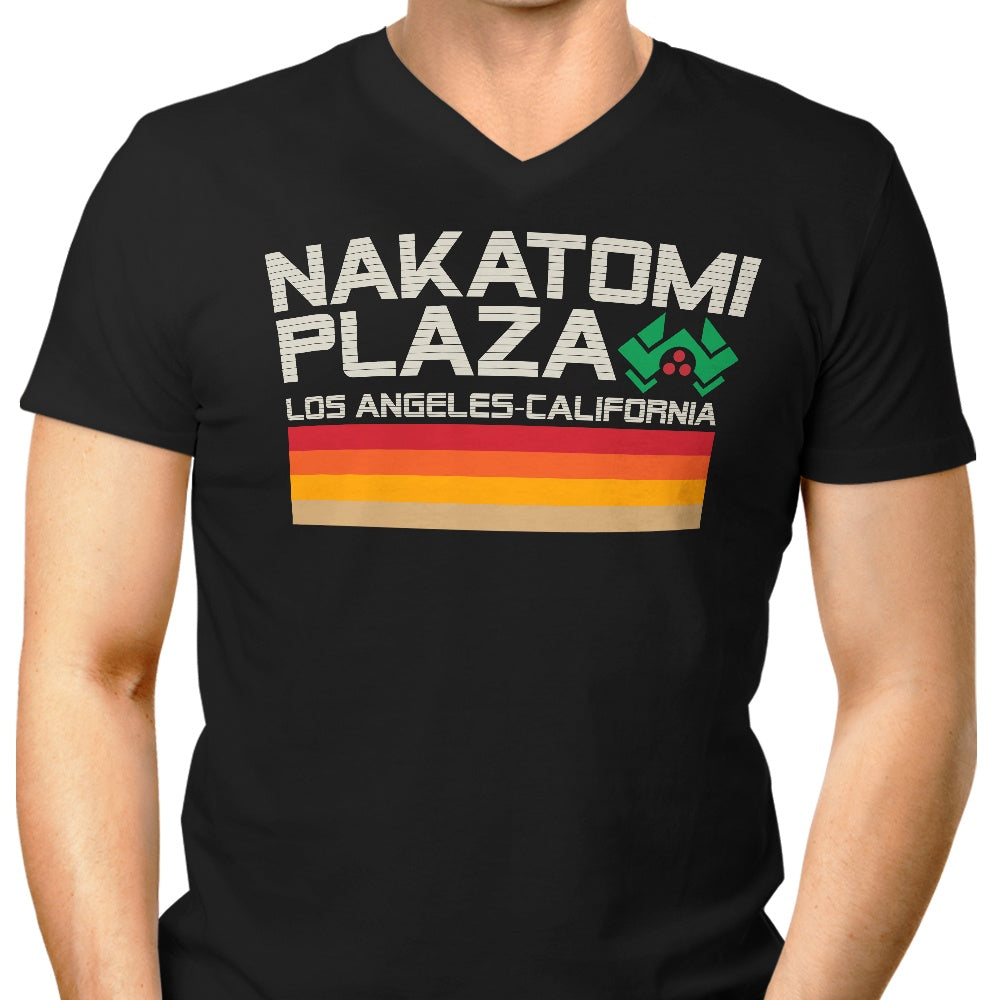 Retro Plaza Men's V-Neck - Adult & Kids T-Shirts, Sweatshirts & Hoodies apparel design preview 1