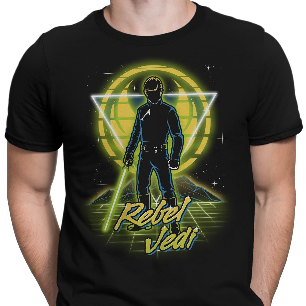 Retro Rebel Jedi Men's Apparel - Adult & Kids T-Shirts, Sweatshirts & Hoodies apparel design preview 2