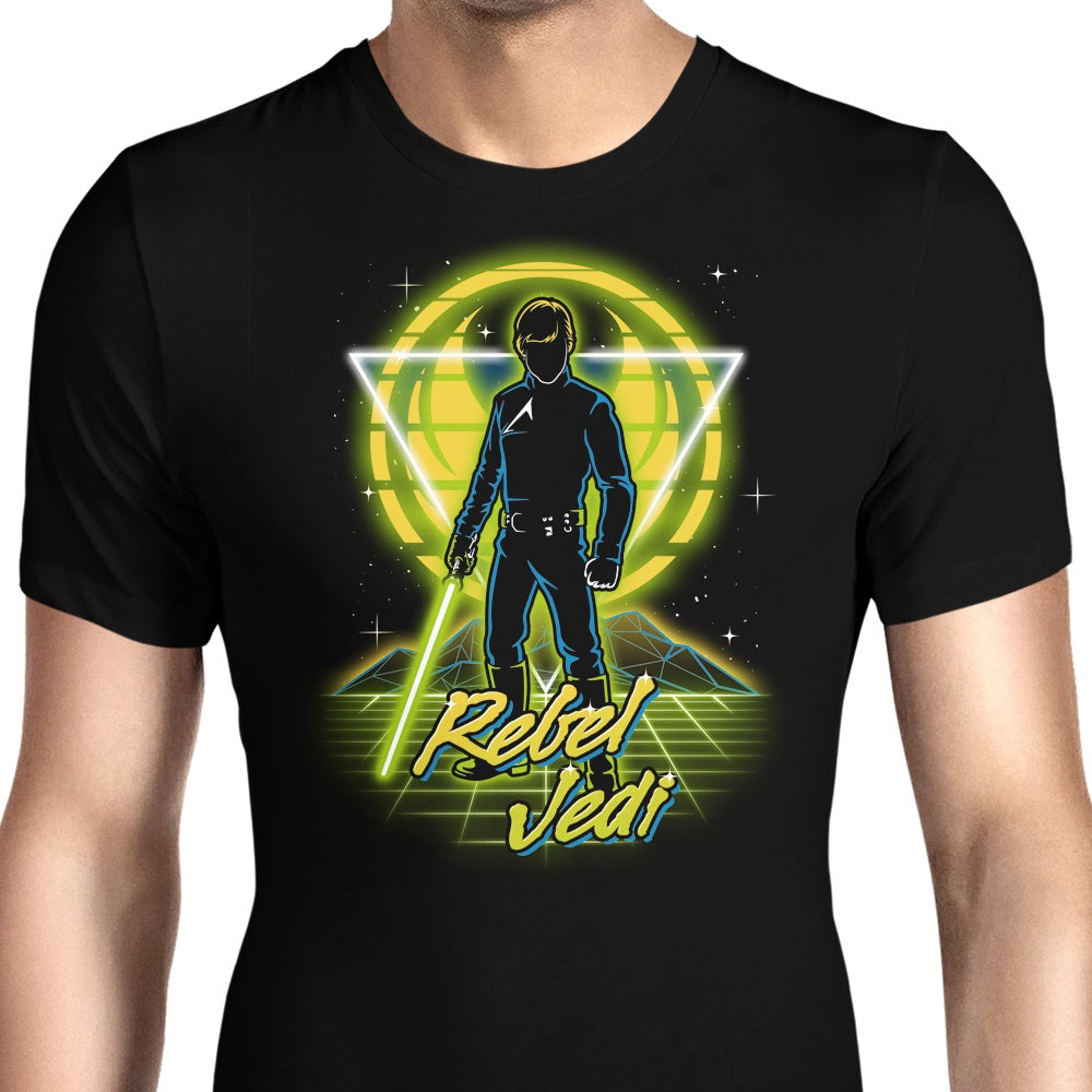 Retro Rebel Jedi Men's Apparel - Adult & Kids T-Shirts, Sweatshirts & Hoodies apparel design preview 1