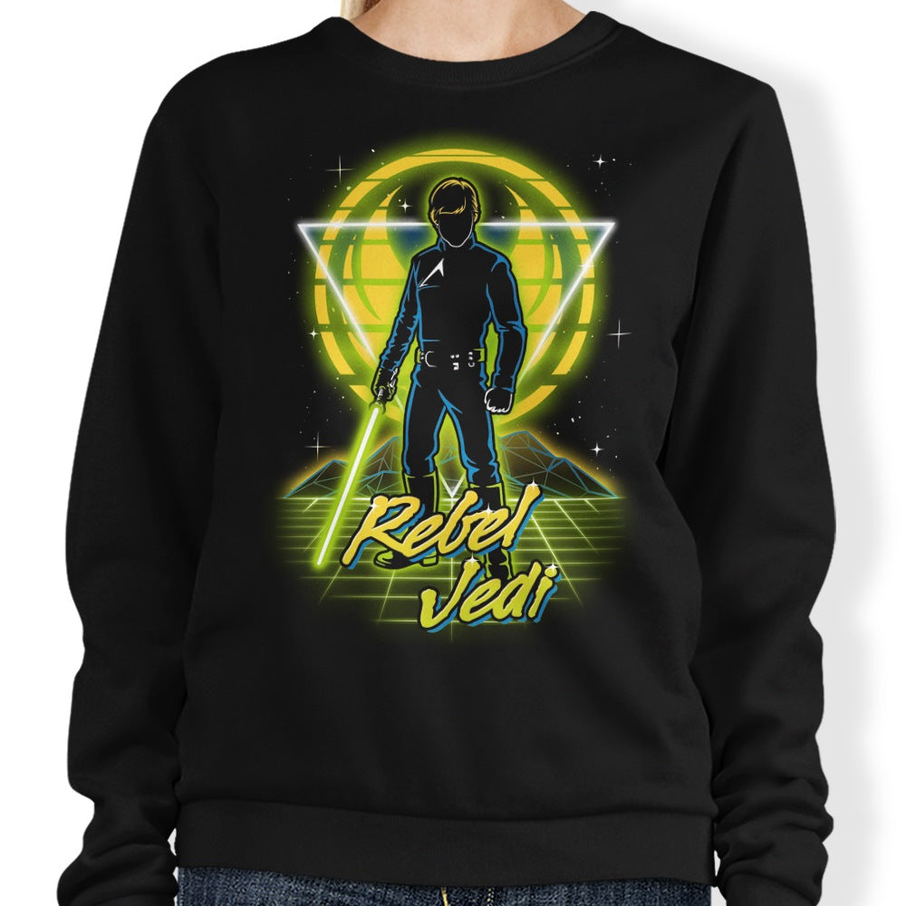 Retro Rebel Jedi - Adult & Kids T-Shirts, Sweatshirts & Hoodies apparel design preview 1