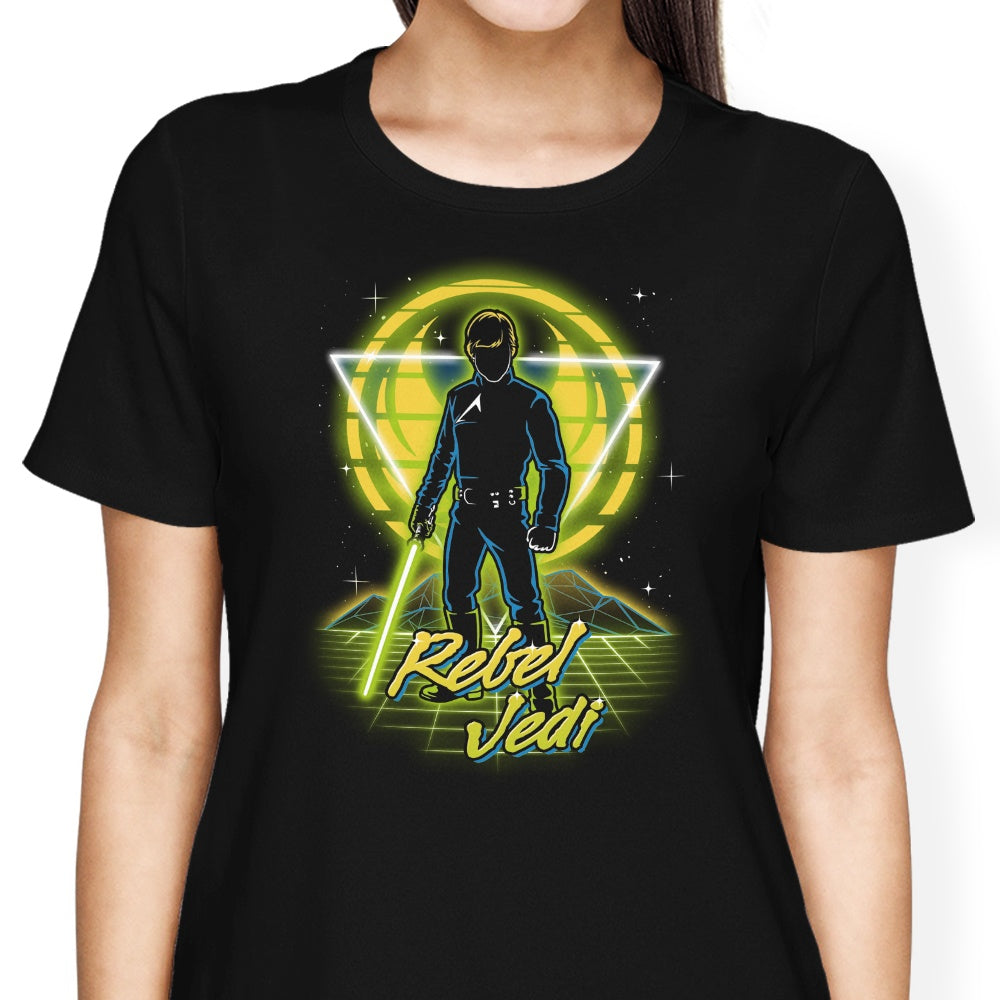 Retro Rebel Jedi Women's Apparel - Adult & Kids T-Shirts, Sweatshirts & Hoodies apparel design preview 2