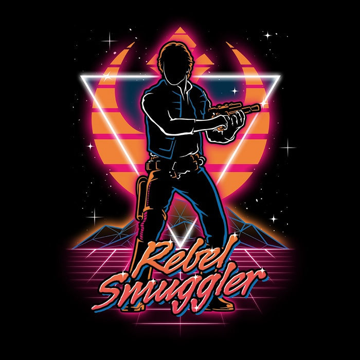 Retro Rebel Smuggler - Adult & Kids T-Shirts, Sweatshirts & Hoodies apparel design preview 2