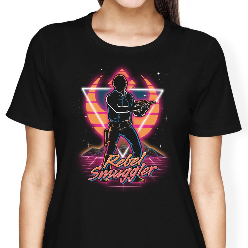 Retro Rebel Smuggler Women's Apparel - Adult & Kids T-Shirts, Sweatshirts & Hoodies apparel design preview 2