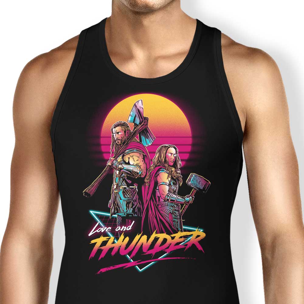 Retro Space Vikings Tank Top - Adult & Kids T-Shirts, Sweatshirts & Hoodies apparel design preview 1