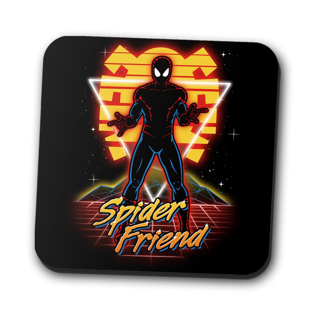 Retro Spider Friend Coasters - Adult & Kids T-Shirts, Sweatshirts & Hoodies apparel design preview 1