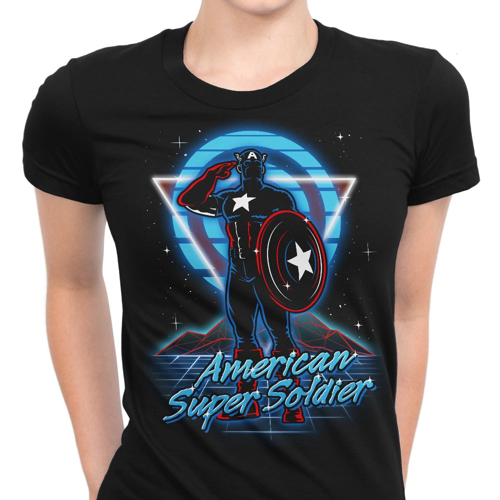 Retro Super Soldier Women's Apparel - Adult & Kids T-Shirts, Sweatshirts & Hoodies apparel design preview 1