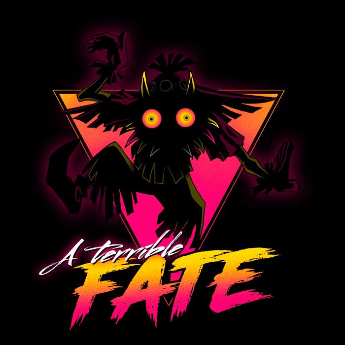 Retro Terrible Fate - Adult & Kids T-Shirts, Sweatshirts & Hoodies apparel design preview 2