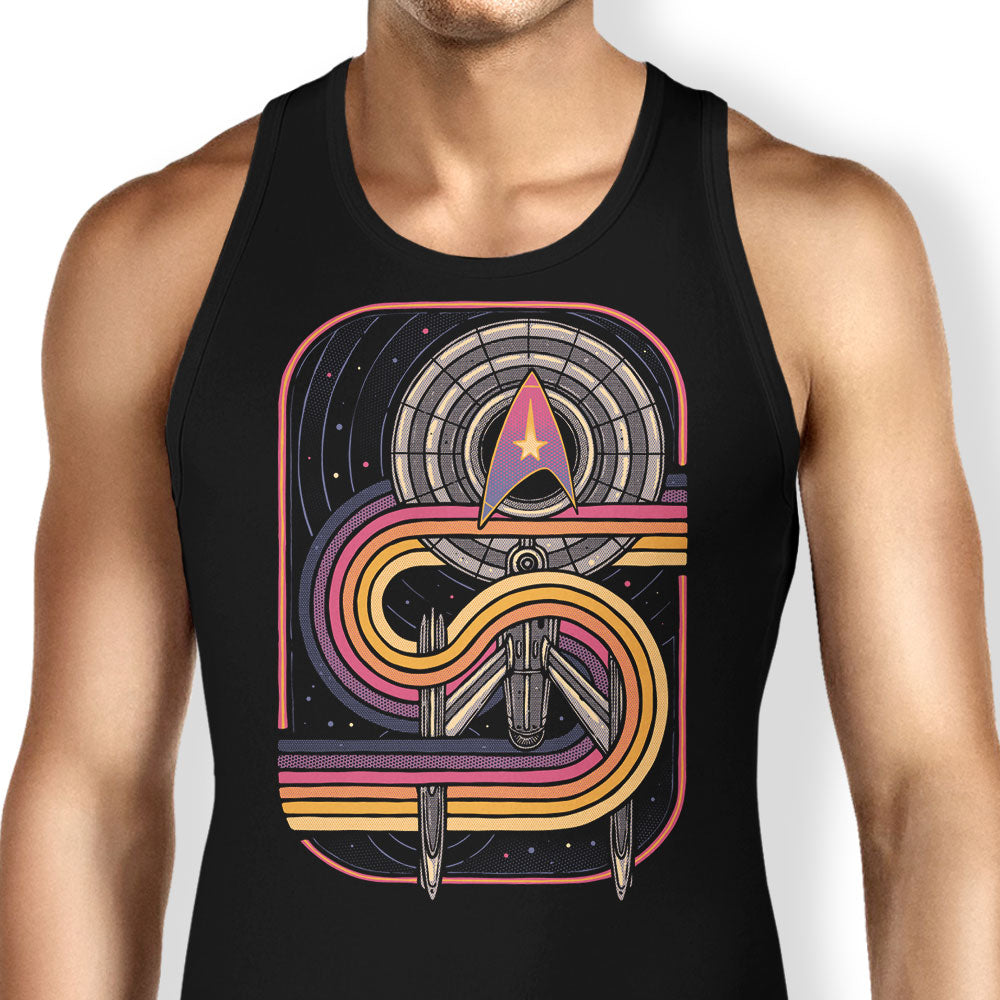Retro Voyage Tank Top - Adult & Kids T-Shirts, Sweatshirts & Hoodies apparel design preview 1