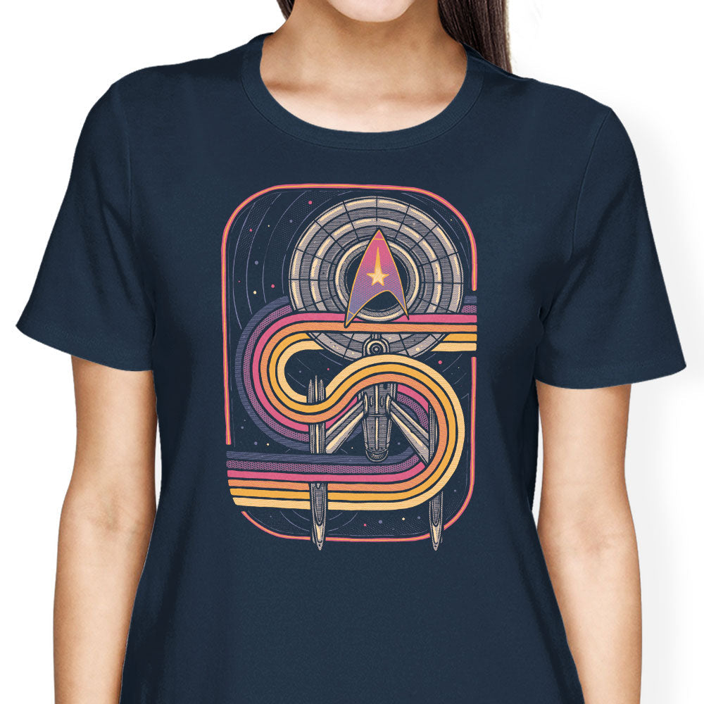 Retro Voyage Women's Apparel - Adult & Kids T-Shirts, Sweatshirts & Hoodies apparel design preview 2