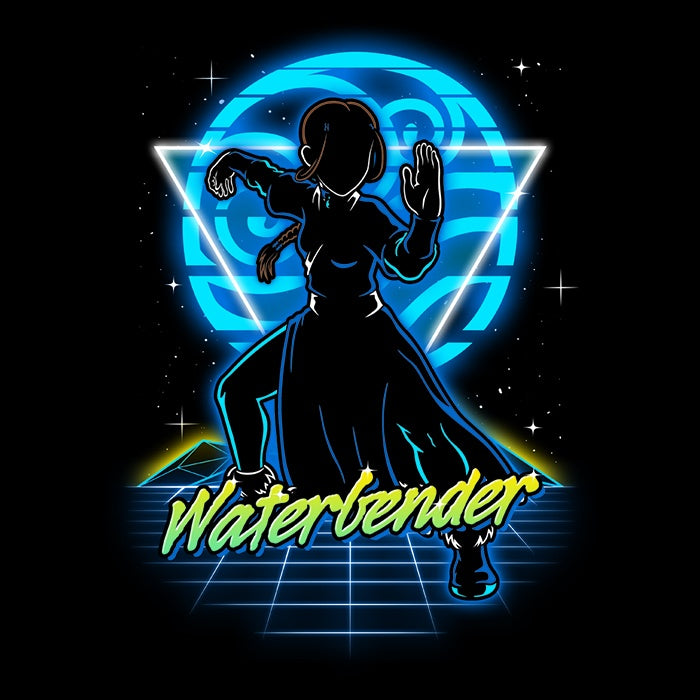Retro Waterbender Tank Top - Adult & Kids T-Shirts, Sweatshirts & Hoodies apparel design preview 2