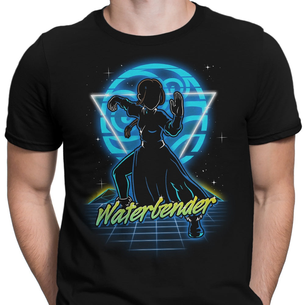 Retro Waterbender Men's Apparel - Adult & Kids T-Shirts, Sweatshirts & Hoodies apparel design preview 2