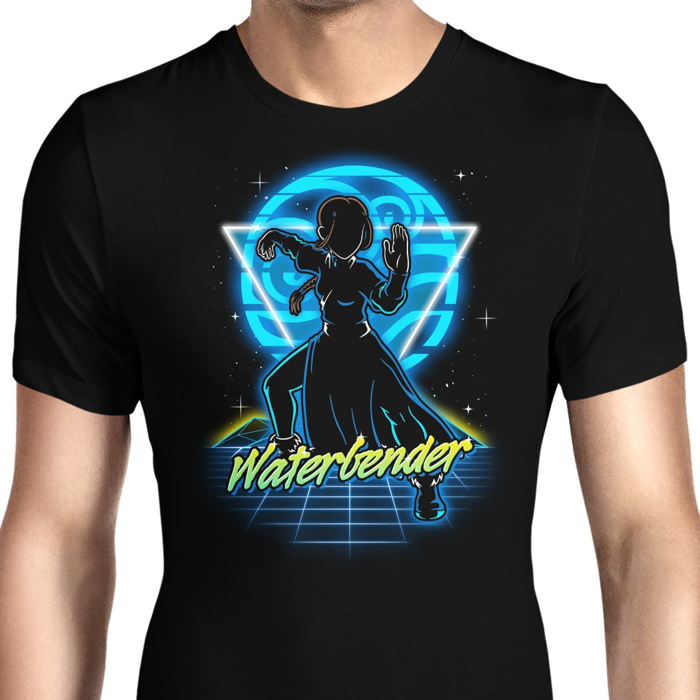 Retro Waterbender Men's Apparel - Adult & Kids T-Shirts, Sweatshirts & Hoodies apparel design preview 1