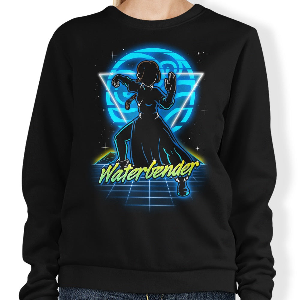 Retro Waterbender - Adult & Kids T-Shirts, Sweatshirts & Hoodies apparel design preview 1