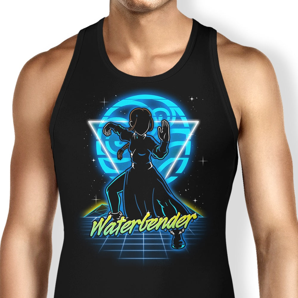 Retro Waterbender Tank Top - Adult & Kids T-Shirts, Sweatshirts & Hoodies apparel design preview 1