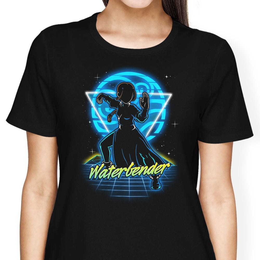 Retro Waterbender Women's Apparel - Adult & Kids T-Shirts, Sweatshirts & Hoodies apparel design preview 2