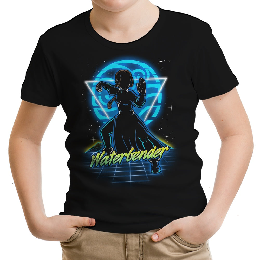 Retro Waterbender Youth Apparel - Adult & Kids T-Shirts, Sweatshirts & Hoodies apparel design preview 1