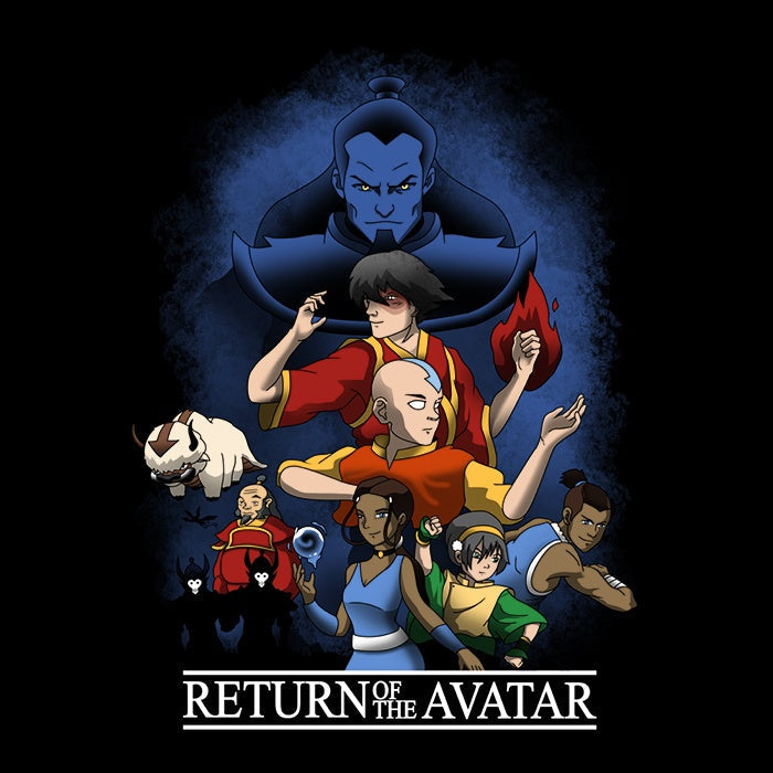Return of the Avatar Coasters - Adult & Kids T-Shirts, Sweatshirts & Hoodies apparel design preview 1