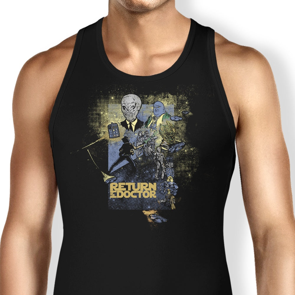 Return of the Doctor Tank Top - Adult & Kids T-Shirts, Sweatshirts & Hoodies apparel design preview 1