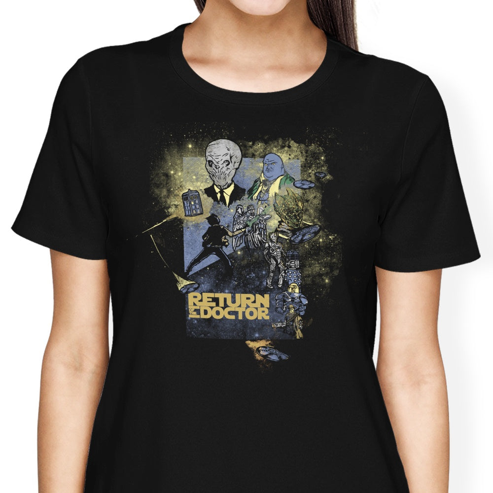 Return of the Doctor Women's Apparel - Adult & Kids T-Shirts, Sweatshirts & Hoodies apparel design preview 2