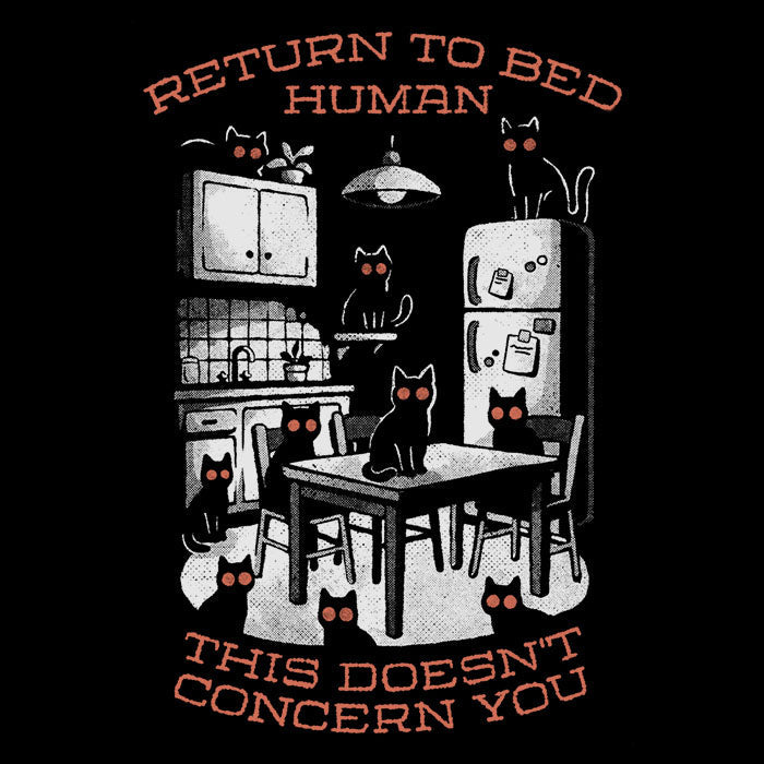 Return to Bed Men's V-Neck - Adult & Kids T-Shirts, Sweatshirts & Hoodies apparel design preview 2