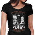 Return to Bed Women's V-Neck - Adult & Kids T-Shirts, Sweatshirts & Hoodies apparel design preview 1