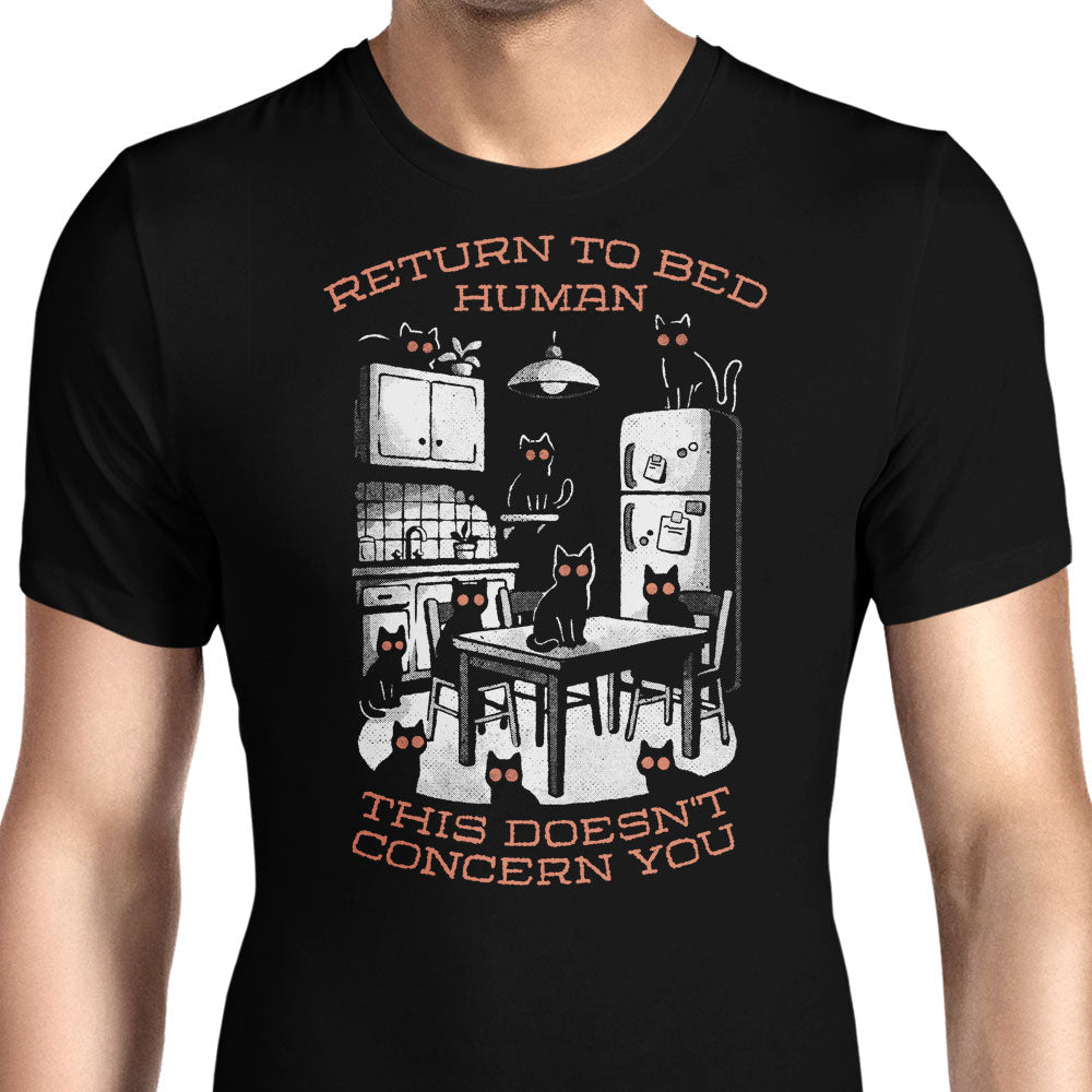 Return to Bed Men's Apparel - Adult & Kids T-Shirts, Sweatshirts & Hoodies apparel design preview 1