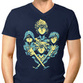 Rhapsody Hearts Men's V-Neck - Adult & Kids T-Shirts, Sweatshirts & Hoodies apparel design preview 1