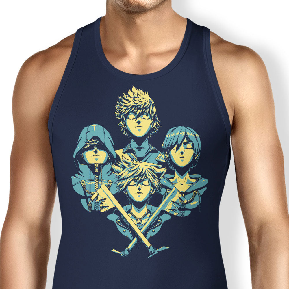Rhapsody Hearts Tank Top - Adult & Kids T-Shirts, Sweatshirts & Hoodies apparel design preview 1