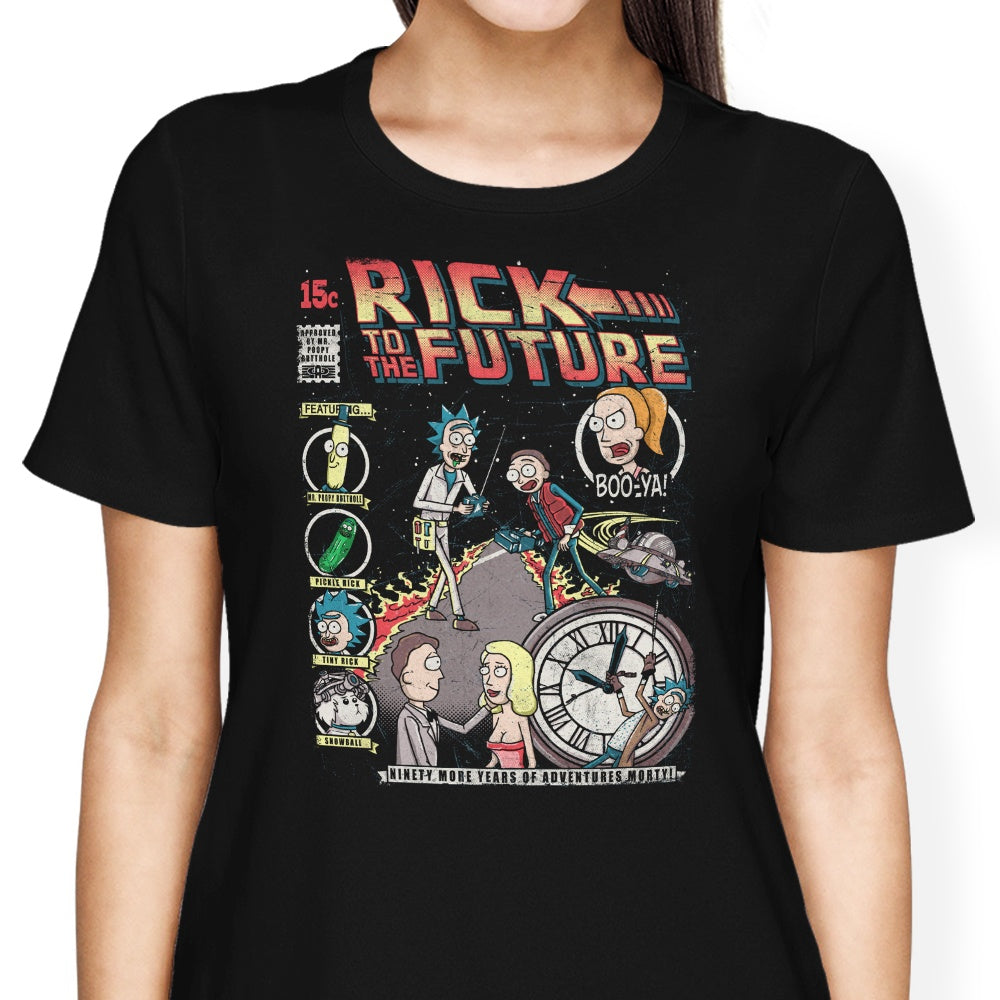 Rick to the Future Women's Apparel - Adult & Kids T-Shirts, Sweatshirts & Hoodies apparel design preview 2