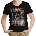 Rick to the Future Youth Apparel - Adult & Kids T-Shirts, Sweatshirts & Hoodies apparel design preview 1