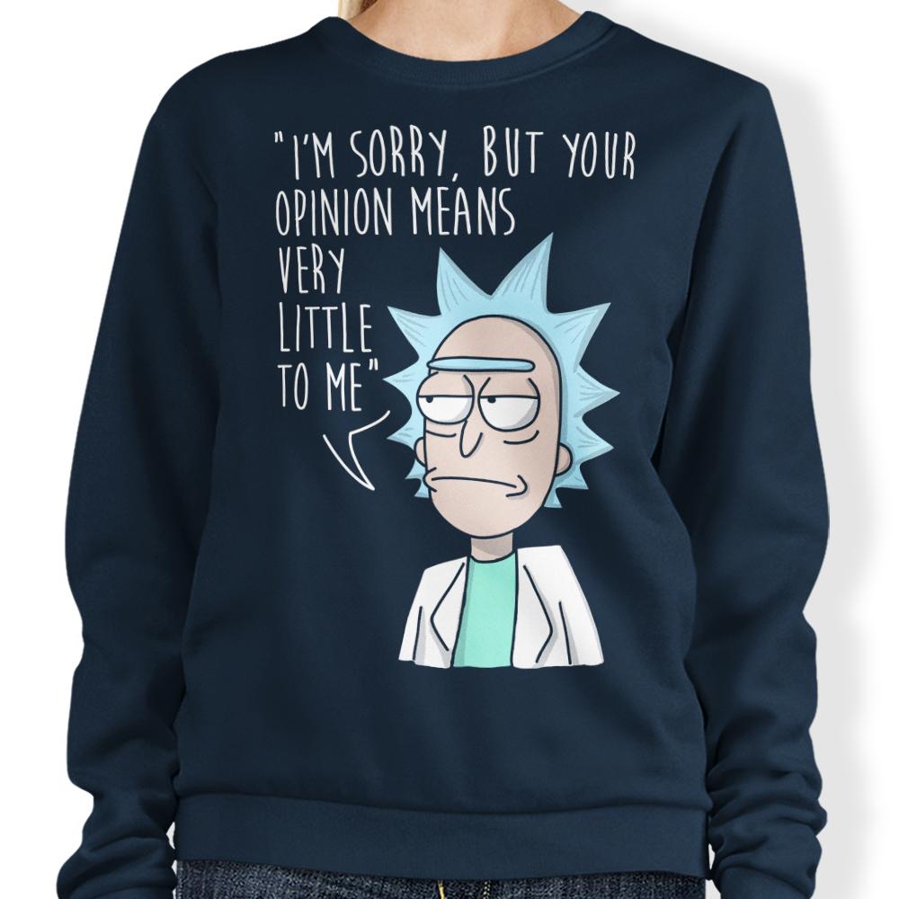 Rick's Opinion - Adult & Kids T-Shirts, Sweatshirts & Hoodies apparel design preview 1
