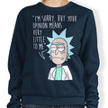 Rick's Opinion - Adult & Kids T-Shirts, Sweatshirts & Hoodies apparel design preview 1