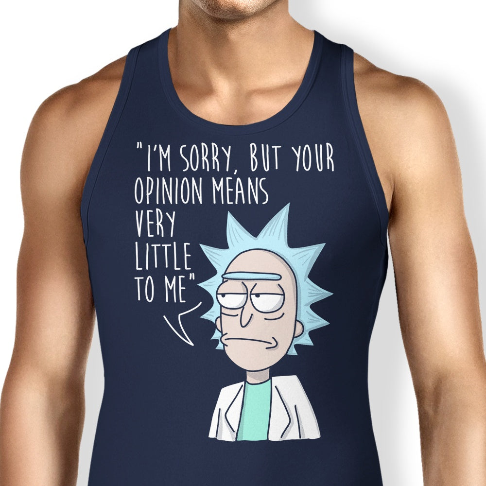 Rick's Opinion Tank Top - Adult & Kids T-Shirts, Sweatshirts & Hoodies apparel design preview 1