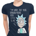 Rick's Opinion Women's Apparel - Adult & Kids T-Shirts, Sweatshirts & Hoodies apparel design preview 1