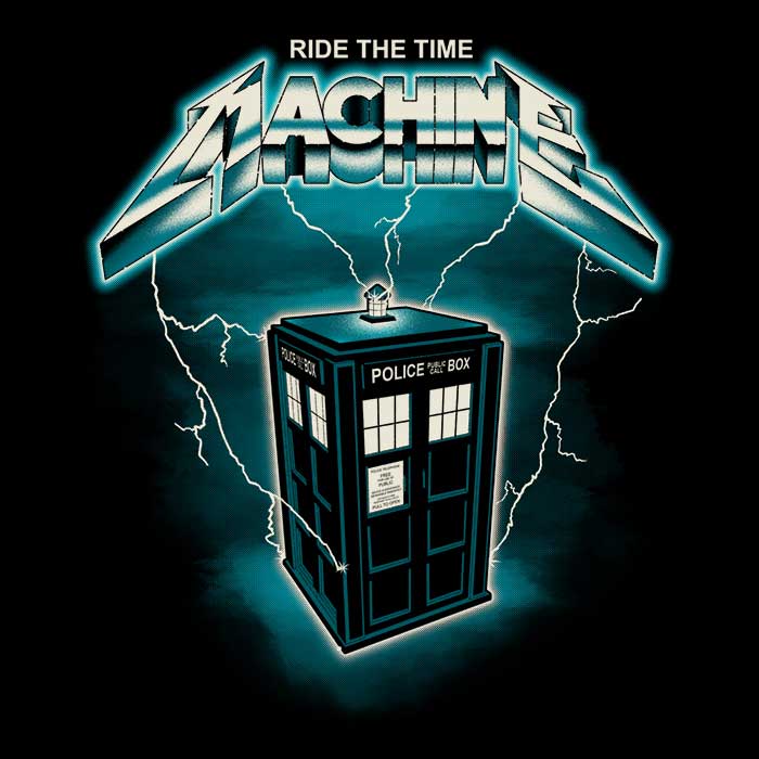 Ride the Time Machine Men's Apparel - Adult & Kids T-Shirts, Sweatshirts & Hoodies apparel design preview 2