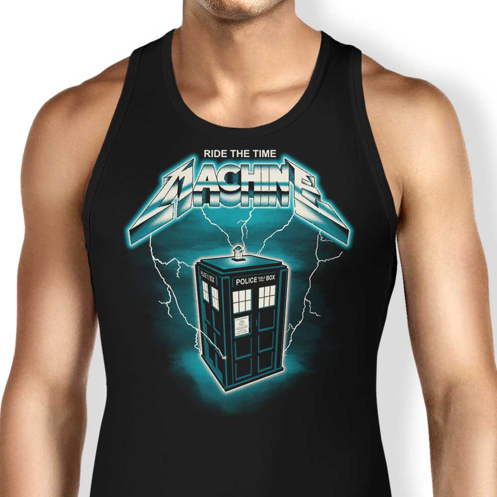 Ride the Time Machine Tank Top - Adult & Kids T-Shirts, Sweatshirts & Hoodies apparel design preview 1
