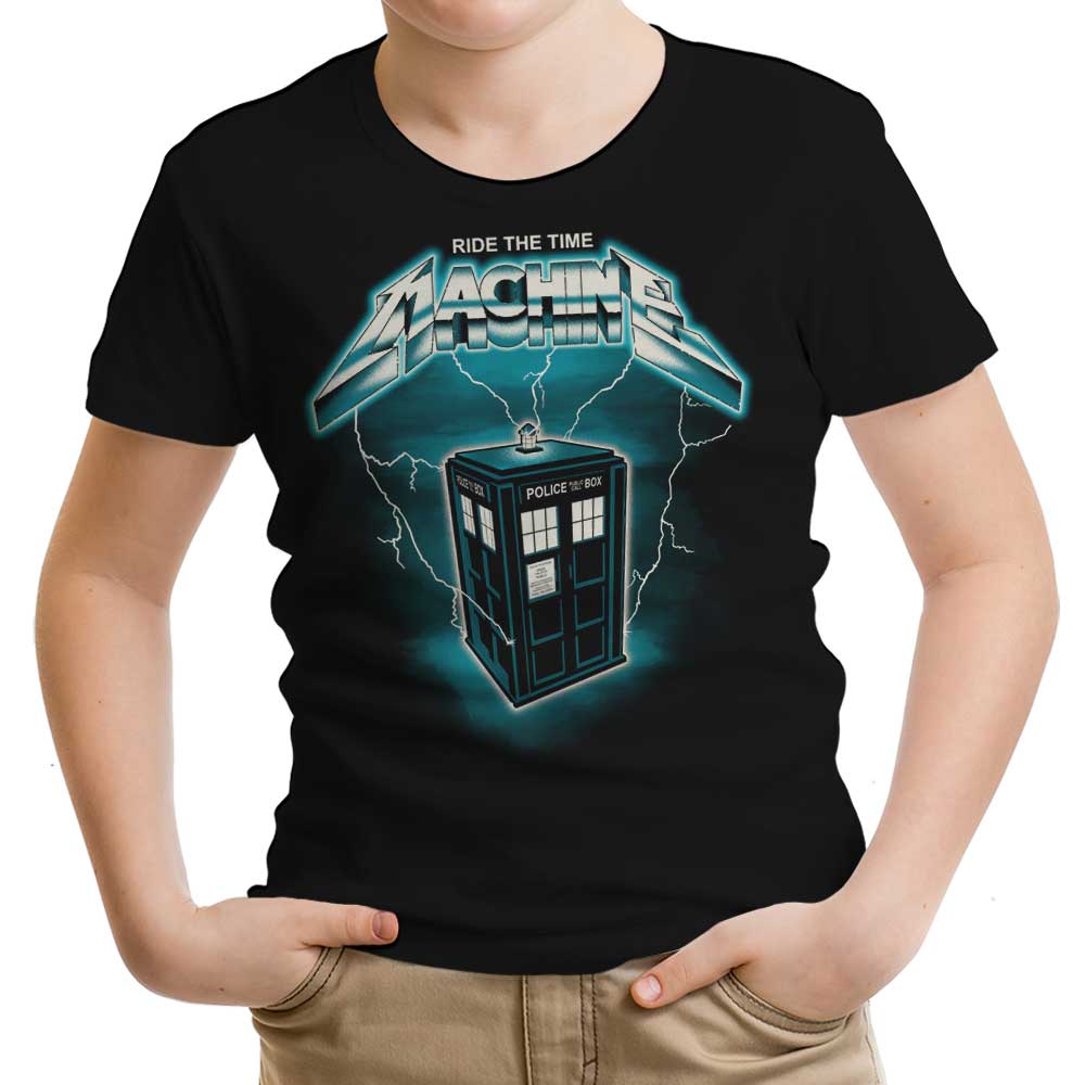 Ride the Time Machine Youth Apparel - Adult & Kids T-Shirts, Sweatshirts & Hoodies apparel design preview 1