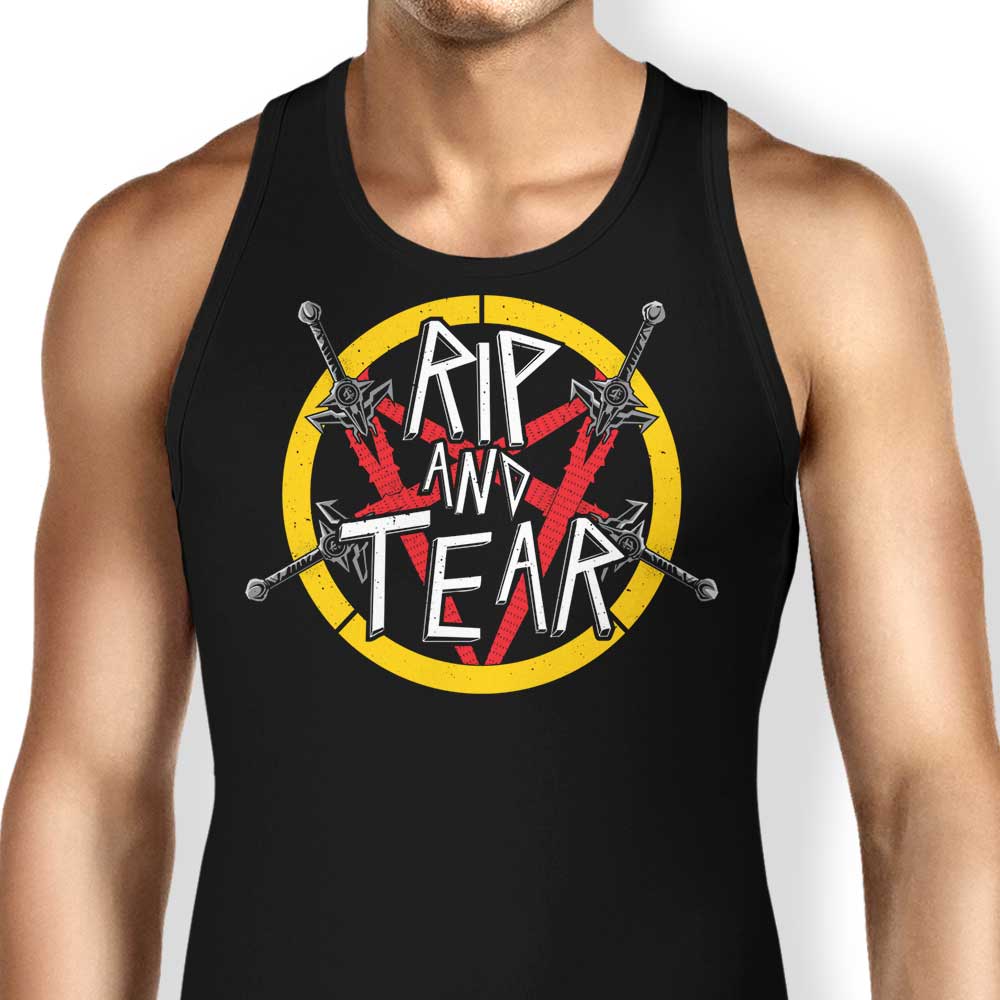 Rip and Tear Tank Top - Adult & Kids T-Shirts, Sweatshirts & Hoodies apparel design preview 1